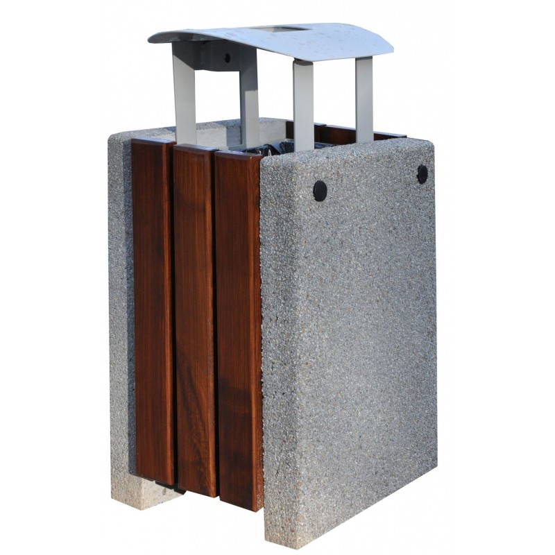 Kosz betonowo-drewniany kod: 152