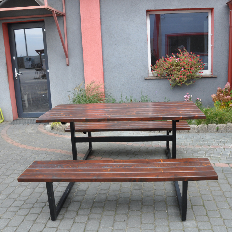 Ławostół metalowo-drewniany kod: 492