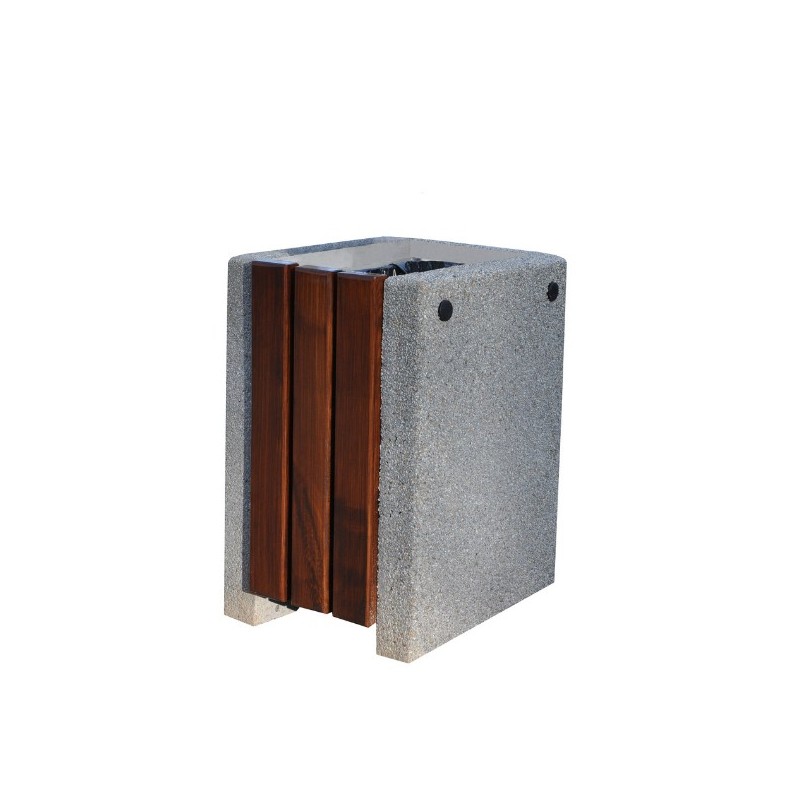 Kosz betonowo-drewniany kod: 152B