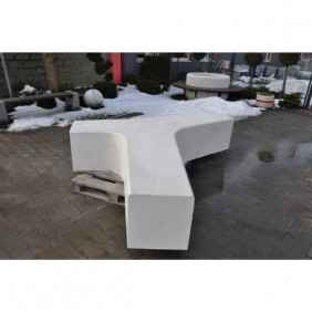 ławka z betonu architektonicznego