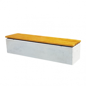 Ławka z betonu architektonicznego